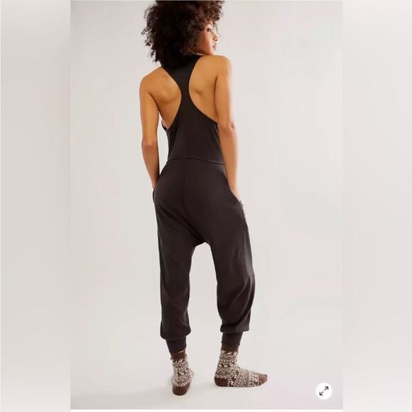 Free People Downtime Nightie In Brown - Picture 3 of 3